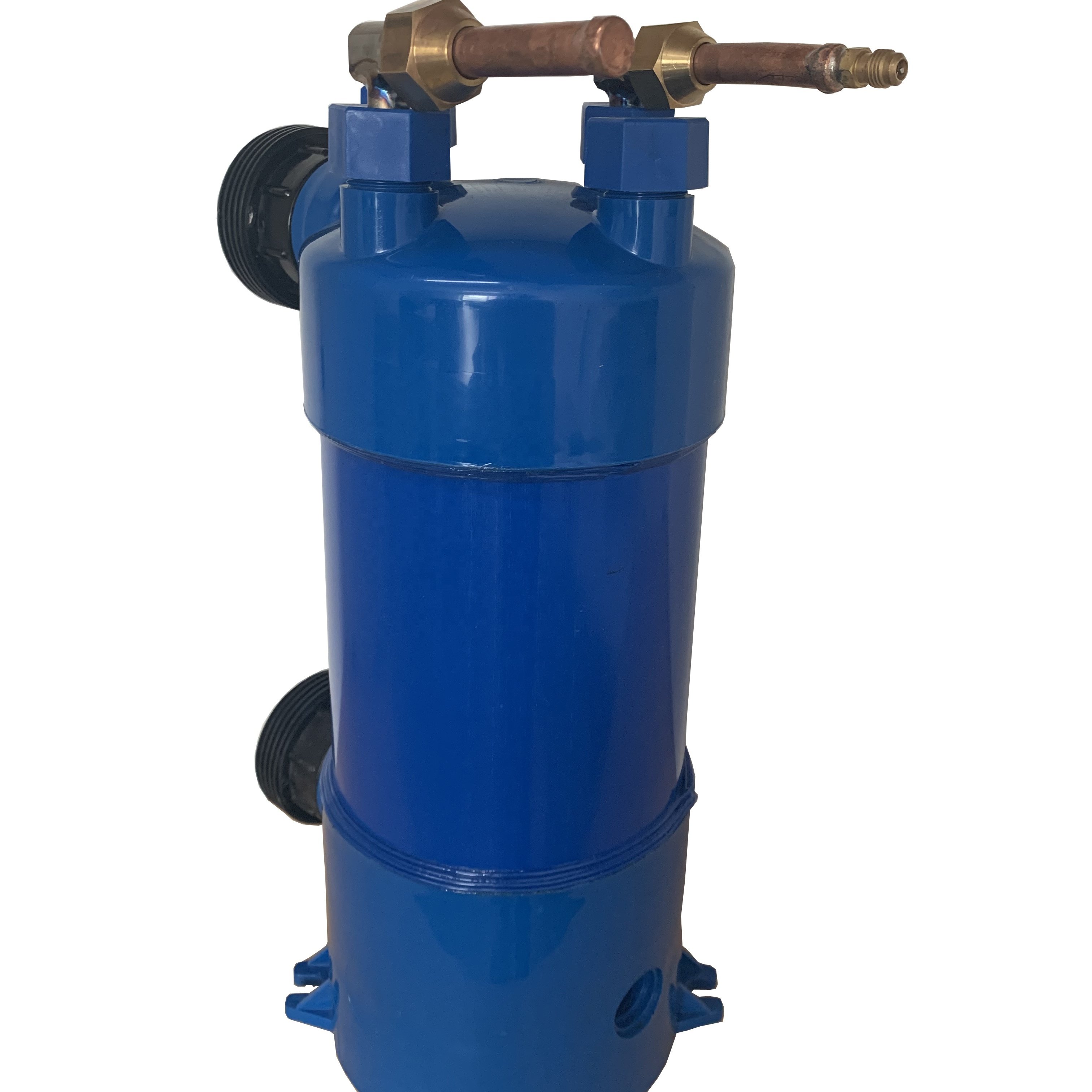 PVC Shell Titanium Spiral Tube Coil Heat Exchanger Condenser Evaporator for Swimming Pool Heat Pump Heater