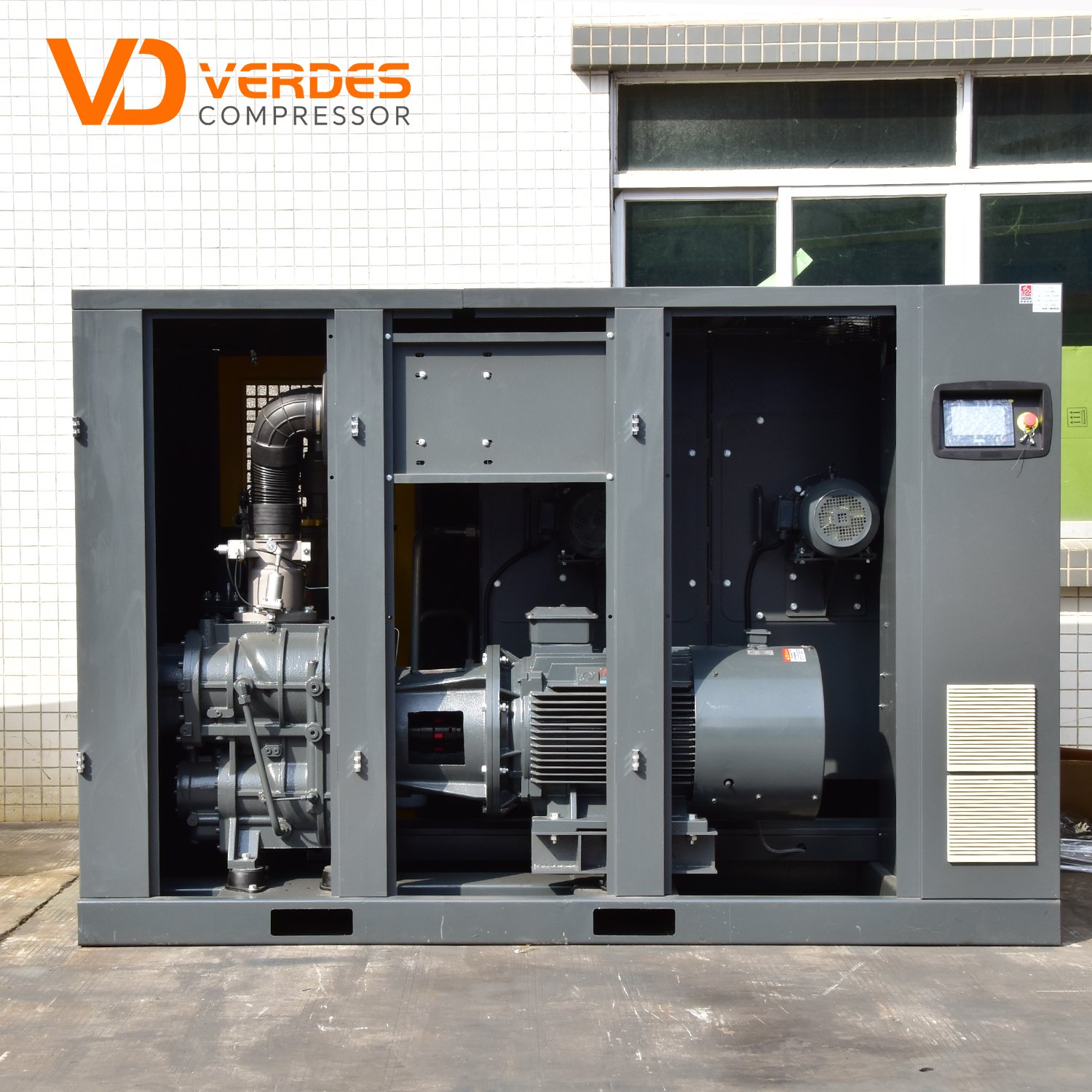Energy Saving 22kw 37kw 110kw 132kw 160KW 200HP Dual Stage Screw air Compressor 55kw Industrial Two Stage air Compressor 45kw