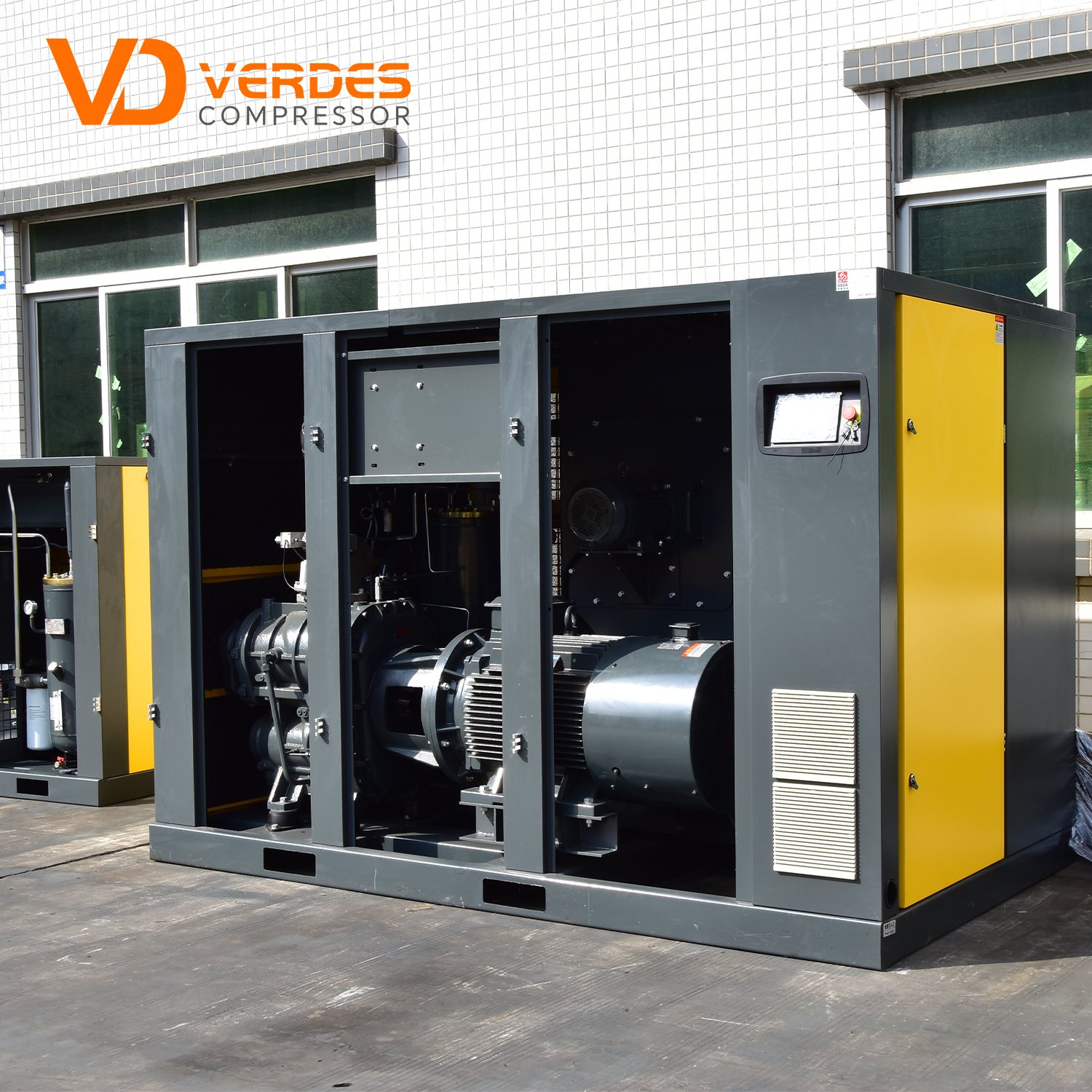 Energy Saving 22kw 37kw 110kw 132kw 160KW 200HP Dual Stage Screw air Compressor 55kw Industrial Two Stage air Compressor 45kw