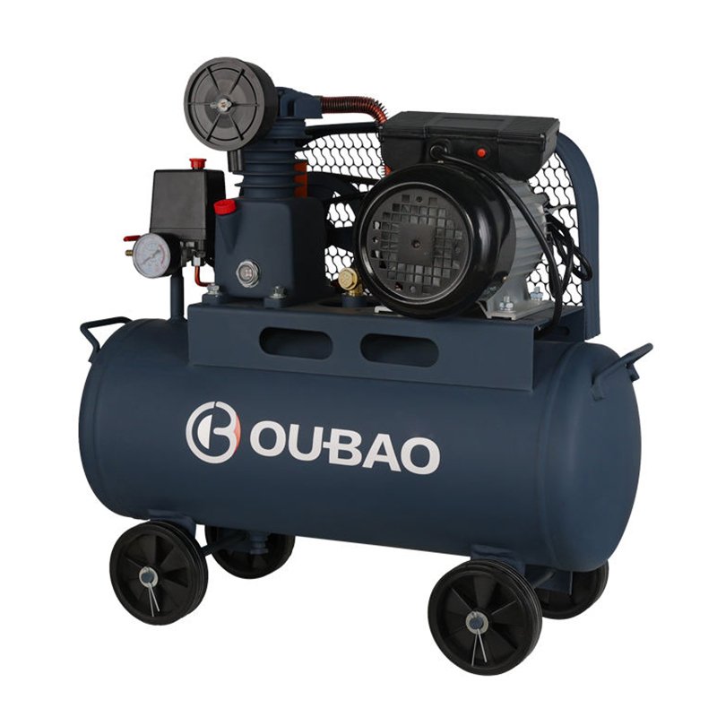 OUBAO Compresor High Quality 0.75Kw 1 Hp 36L 8 Bar Belt Driven Air Compressor for Machine
