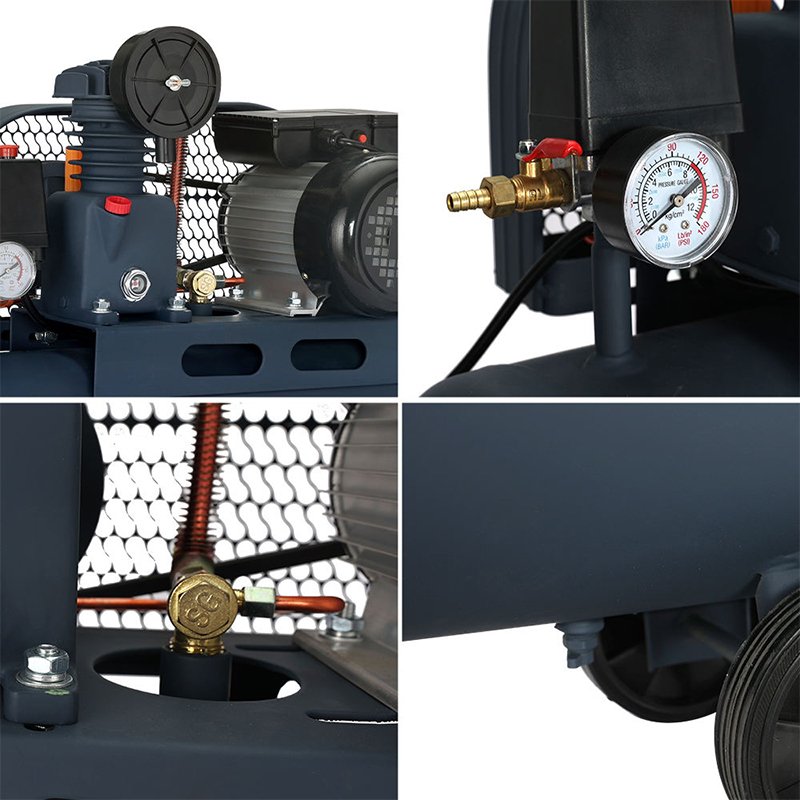 OUBAO Compresor High Quality 0.75Kw 1 Hp 36L 8 Bar Belt Driven Air Compressor for Machine