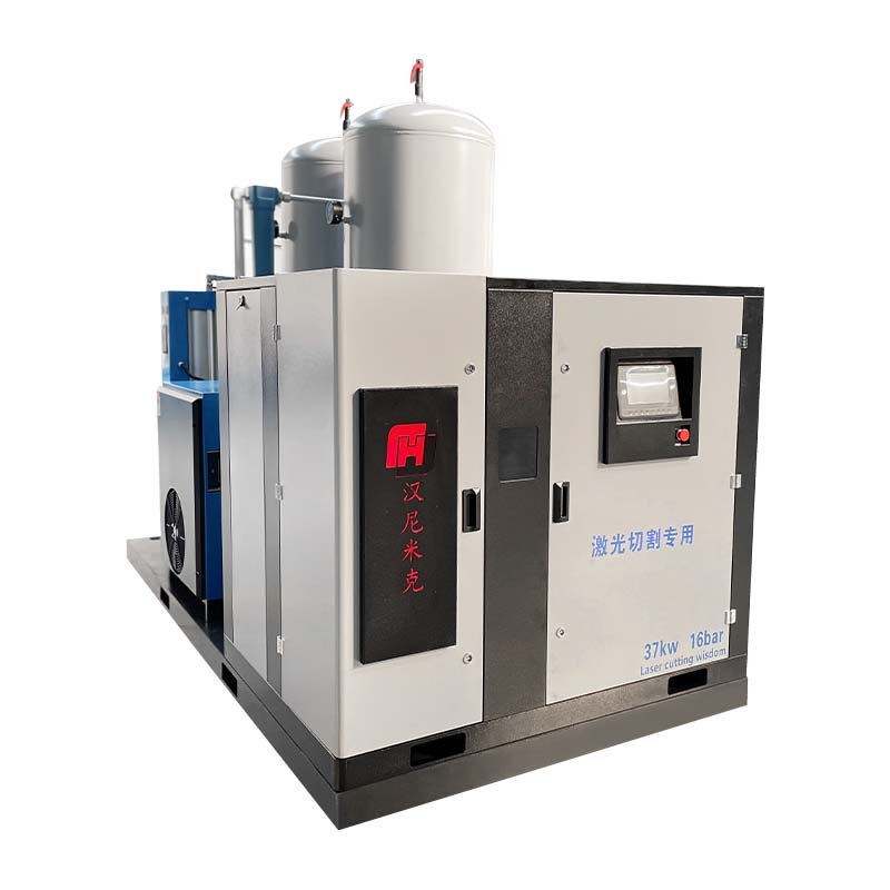55Kw 20Bar High Pressure Laser Cutting Skid Mounted Screw Air Compressor