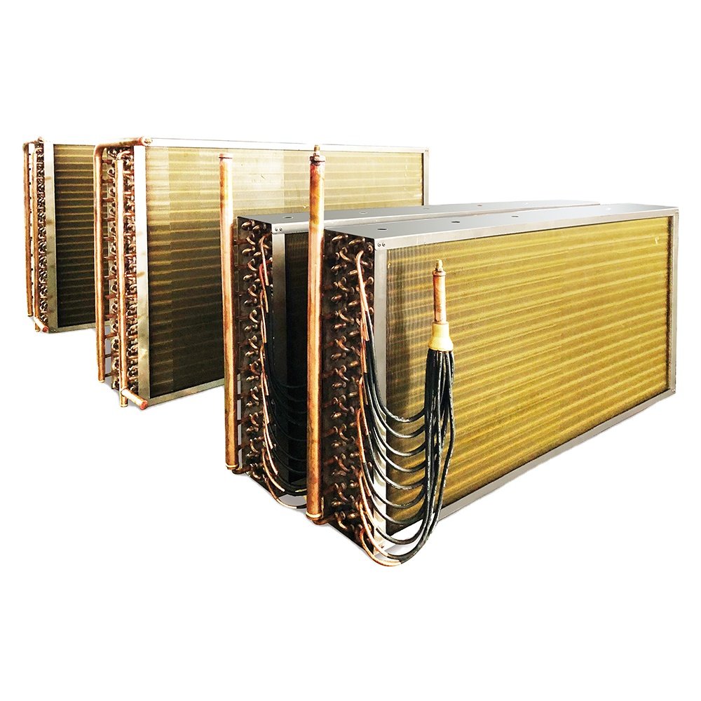 Customized Finned Tube Heat Exchanger Air Handling Unit Refrigerator Evaporator