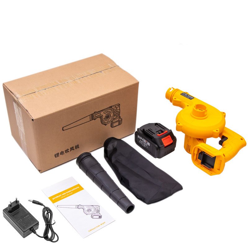 Handmade Tools Cordless Electric Leaf Air Blower Lithium Battery 21v Cordless Electric Garden Rechargeable Leaf Blower Blower