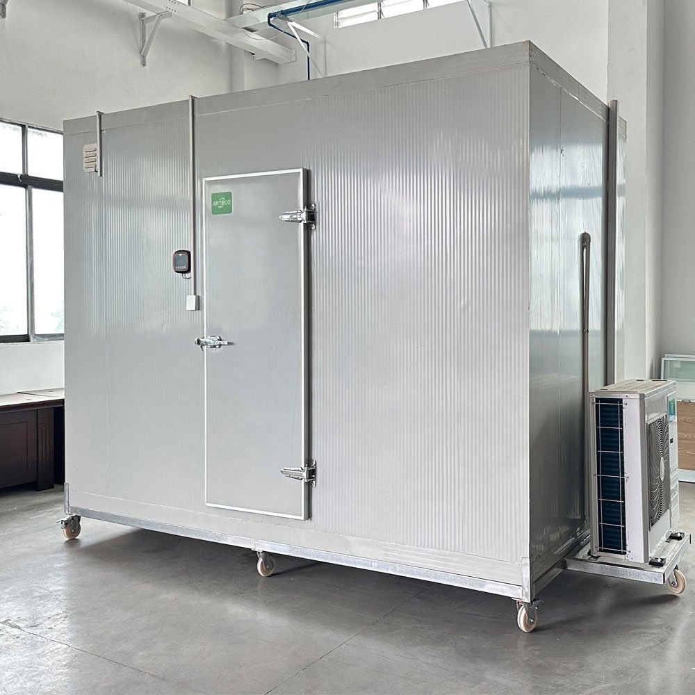 6 HP Compressor 220V 3PH 60HZ R507A Box Type Side Blower Air-cooled Condensing Unit for -10°C Cold Storage Room Walk-in Cooler