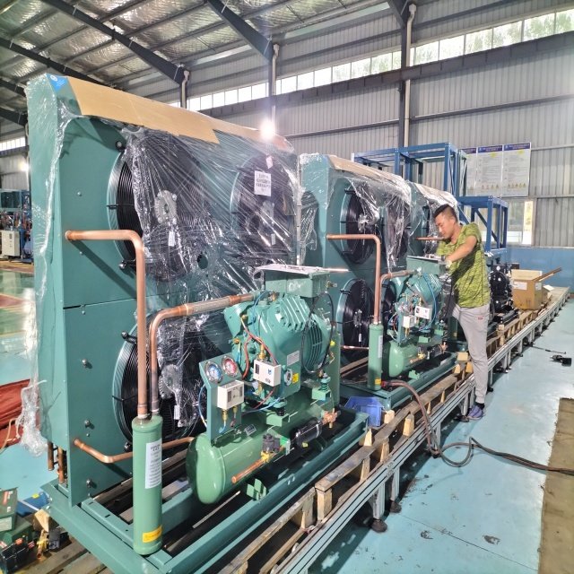 New 3hp to 20hp Refrigeration Condenser Unit Air Cooled Freezer Condensing Freezing Units for Cold Room