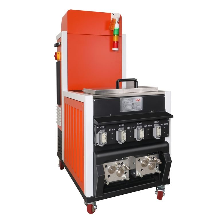 Hwangsun Semi-Automatic Pneumatic Drive Hot Melt Glue Adhesive Machine New for Beverages Textiles Medical Wood Case Applications