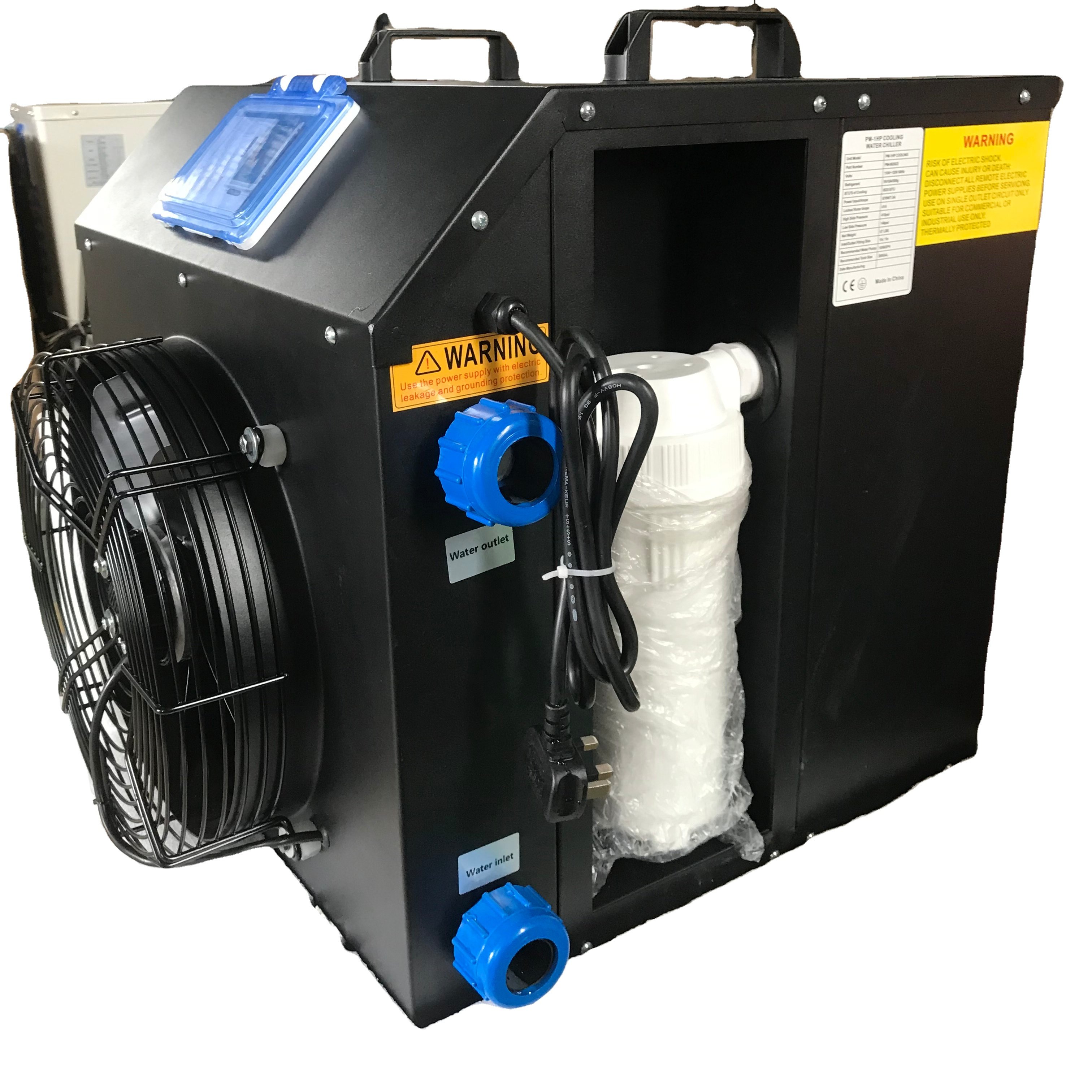 1/2HP 3/4HP 1HP 2HP Cold Plunge Chiller Ice Bath Cooler Chiller Exposed Filter Water Chiller Pump