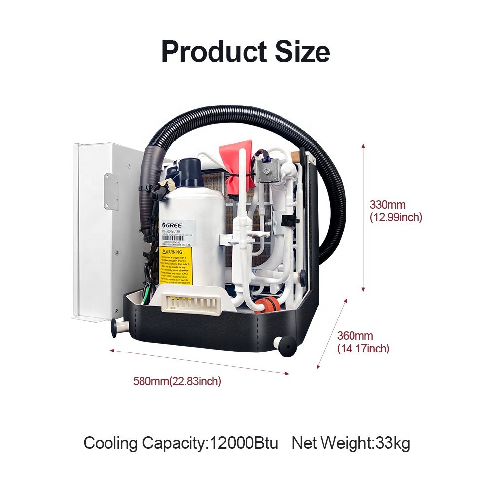Gree 16000 Btu Self Contained Marine Air Conditioner for Boat Vessel Yacht Small Water-cooled Independent Air Conditioning Unit