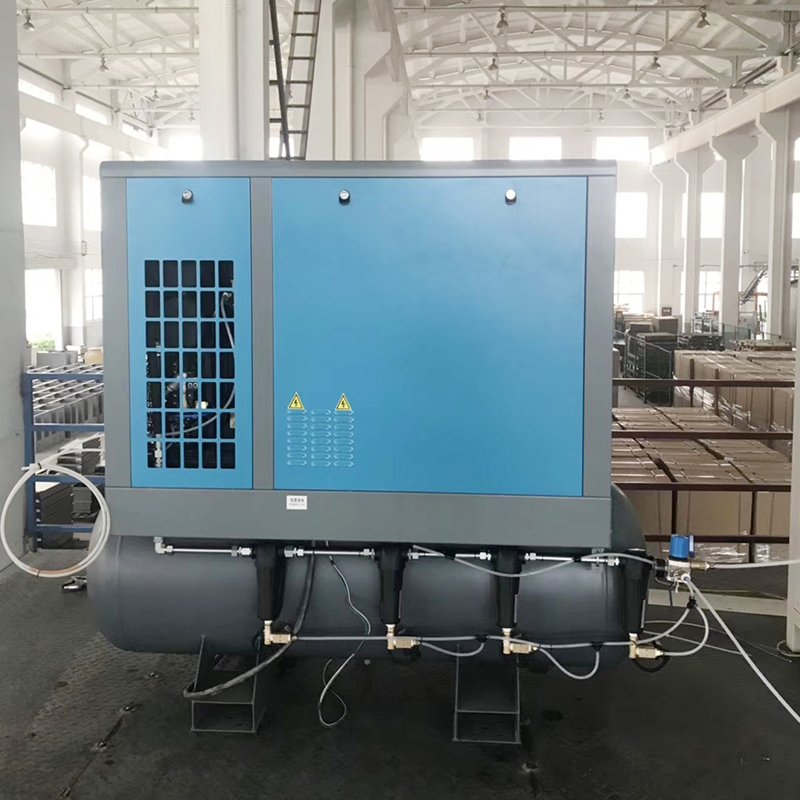 11kW Combined Rotary Screw Air Compressor 16 Bar 15hp High Pressure Compressor Compresor De Aire