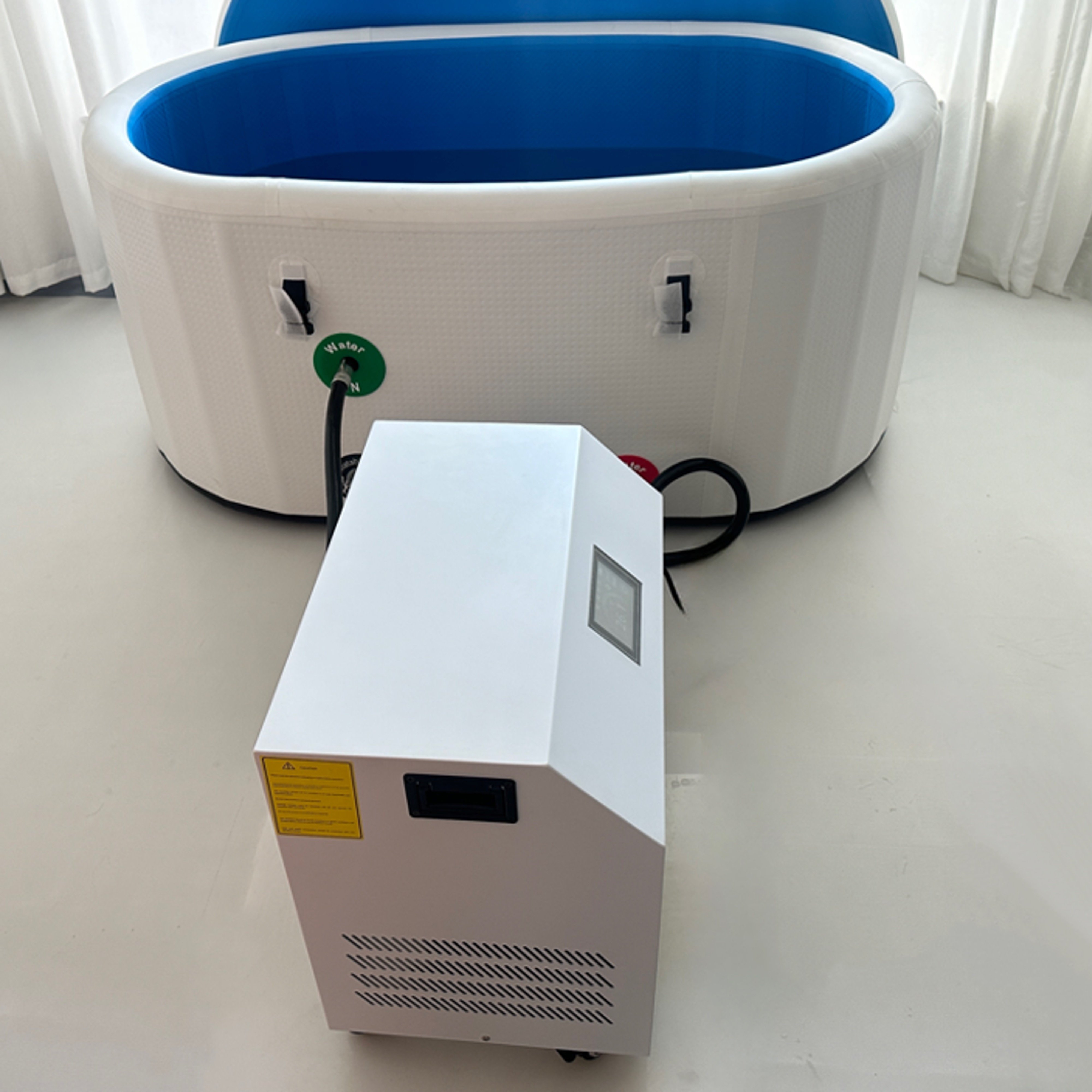 Smart WiFi Enabled Ice Bath Chiller with Ozone Pump for Athletic Recovery Muscle Rehabilitation Fitness Cold Therapy System