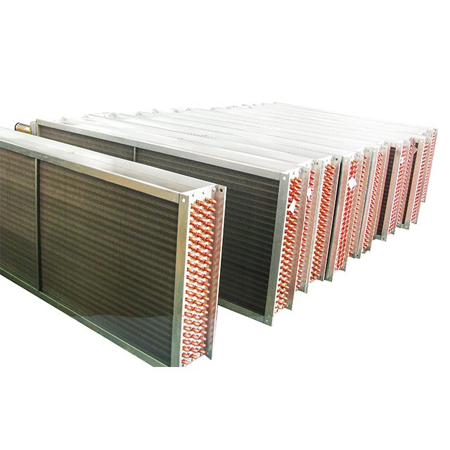 Factory Direct Sale Anticorrosion Finned Tube Type Heat Exchanger Condenser Radiator Aluminium Fin Copper Tube