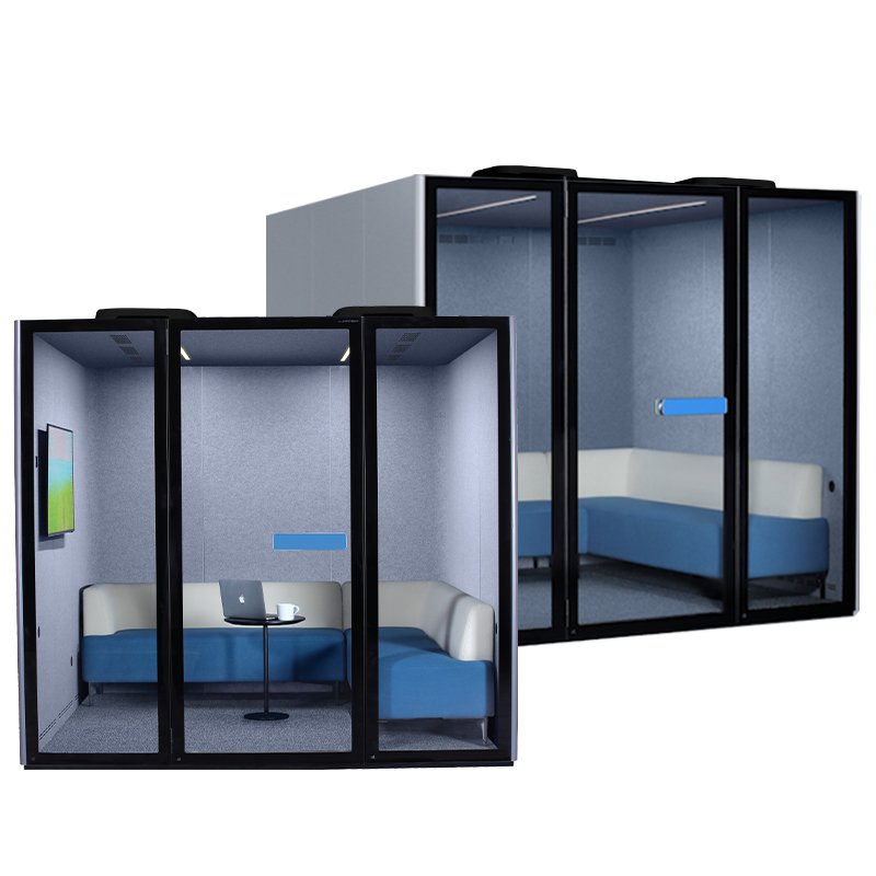 Bulk Buy Sofa C POD 2.0 Office Meeting Pod Relaxing Silence Booth Soundproof Commercial Private Space Reading Cabin Privacy Pods