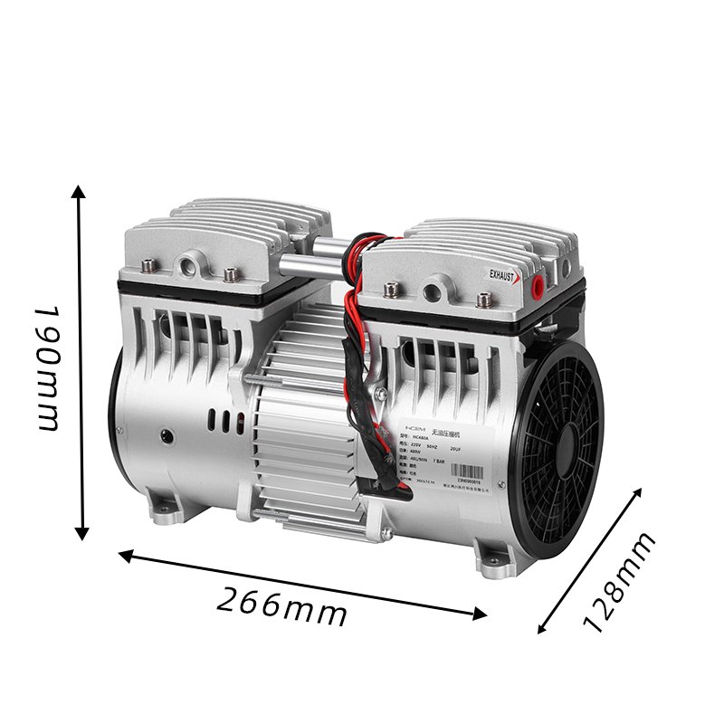 Low Noise 4CFM Medical Oil Free Portable air Compressor Mini 500W Industrial Compressors