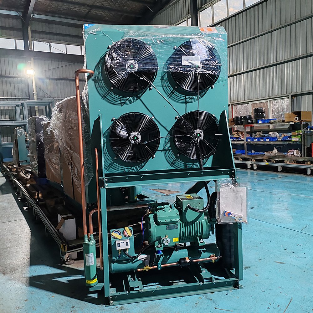Wholesale Cheap Price 15 hp Industrial Cold Room Condensing Unit air Cooled Screw Compressors Unit Refrigeration Condensing Unit