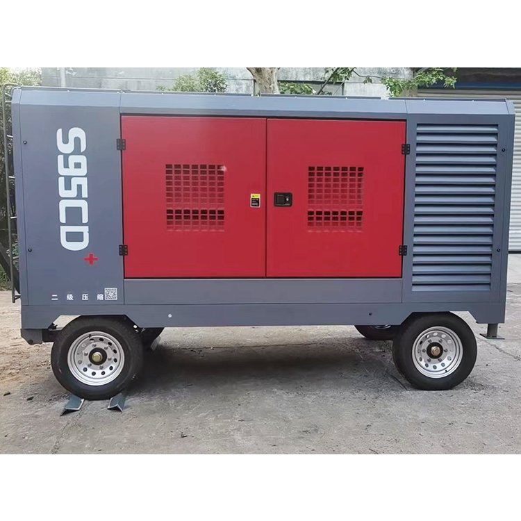 S95T 24 bar diesel Screw air Compressor for Drilling Rig 25 bar High Pressure air Compressor Compressor air S60