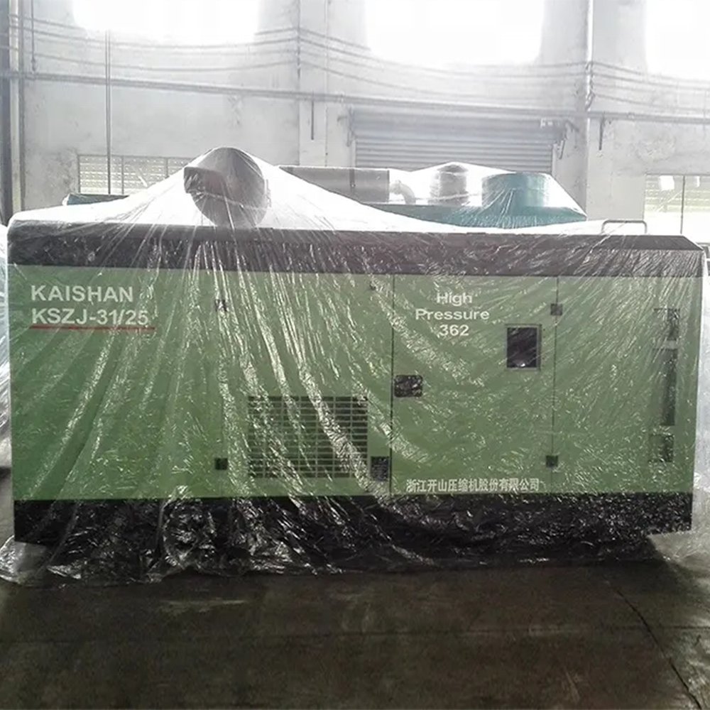 High Pressure 25bar Screw Air Compressor Diesel KSZJ-31/25 Water Well Screw Air Compressor for Water Drilling Machine