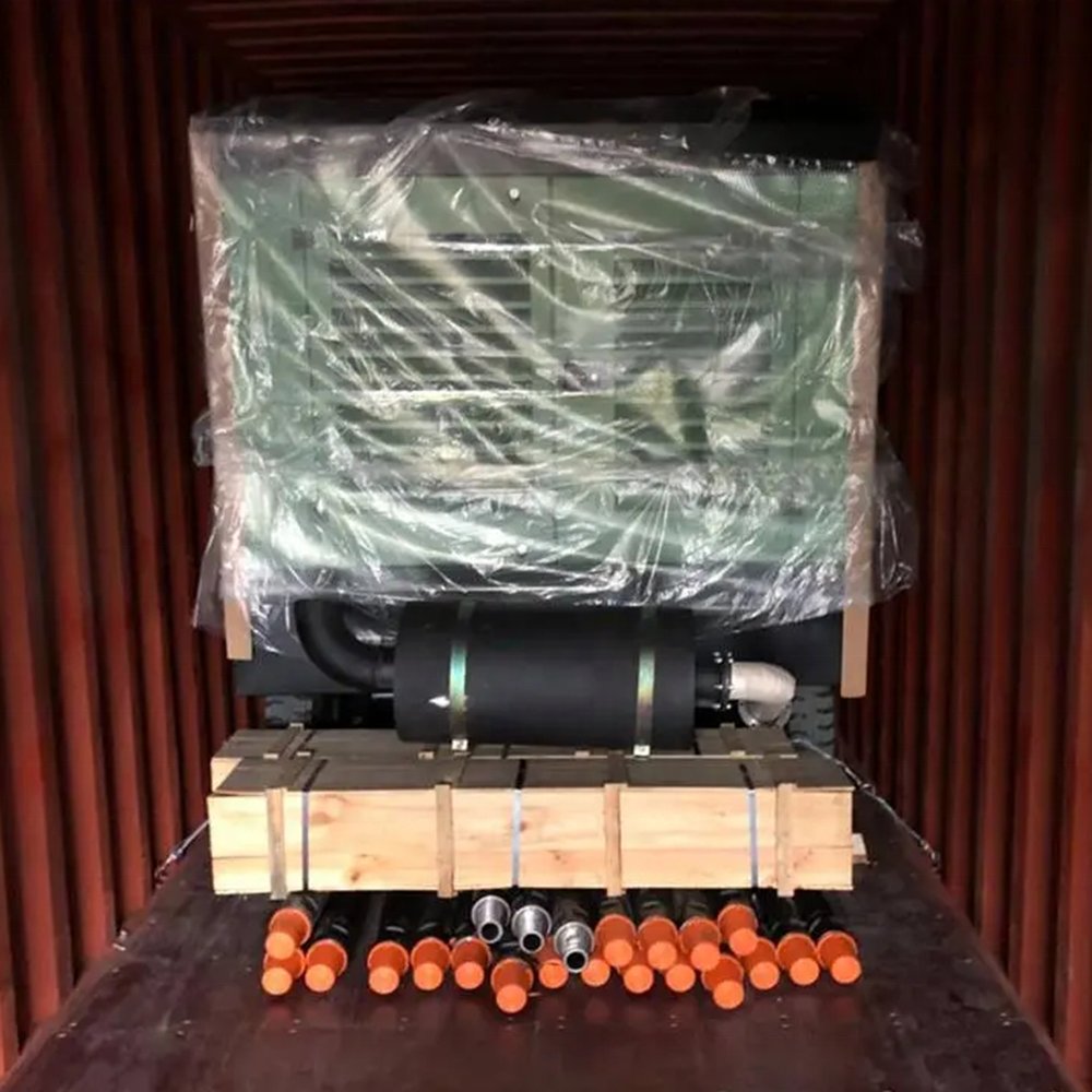 High Pressure 25bar Screw Air Compressor Diesel KSZJ-31/25 Water Well Screw Air Compressor for Water Drilling Machine