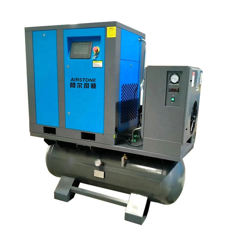 Airstone 22kw VSD Air Compressor 16Bar 81CFM Rotary Screw Type All in One Screw Air Compressor With Air Dryer for Laser Cut