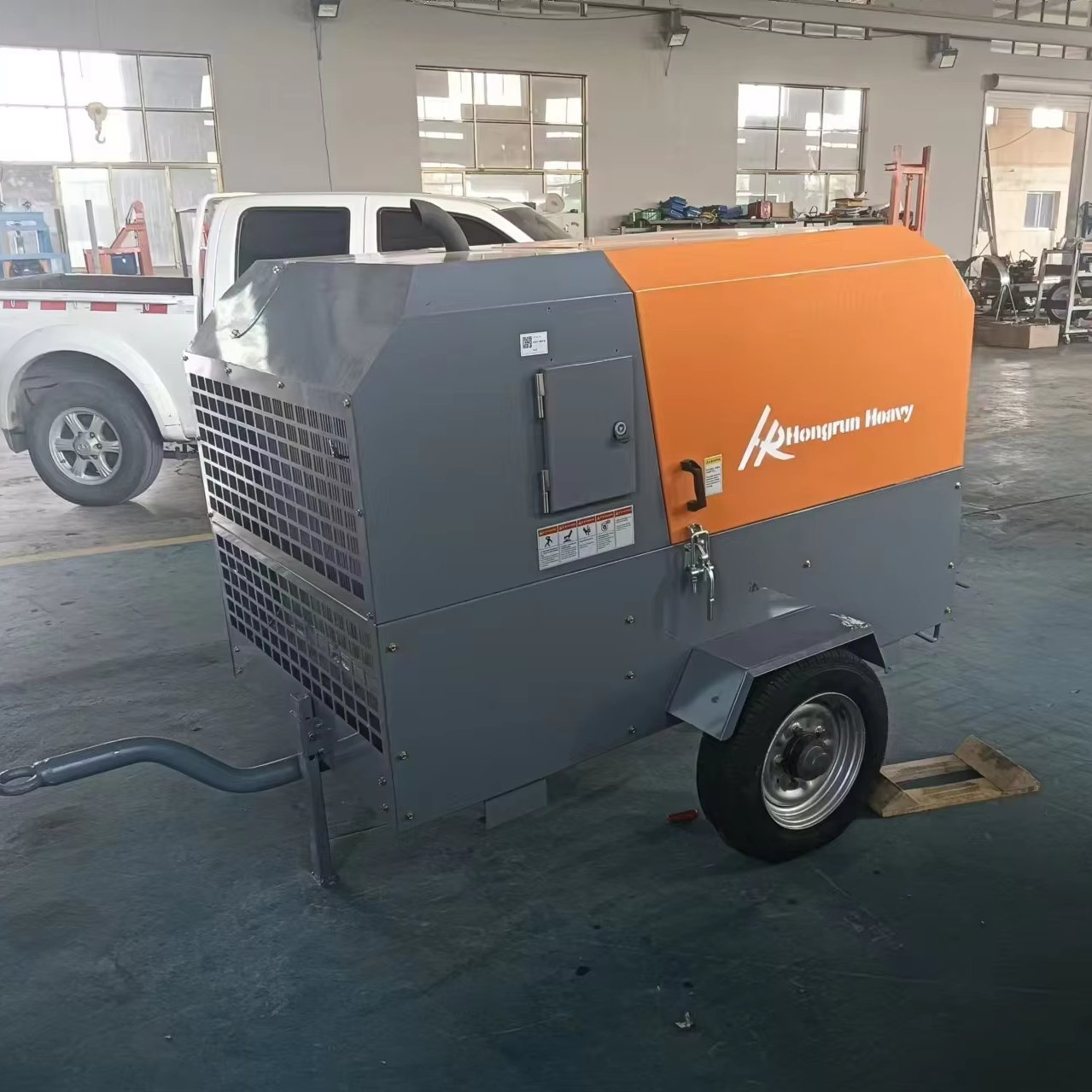Hot Sale 40SCY-7 Small Engineering Mining diesel Portable Screw air Compressor for Sale