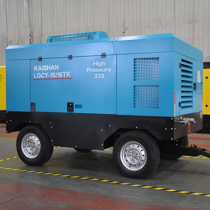 Low Noise Engine Diesel Compressor Mining 7 Bar 8 Bar 10 Bar Mine Compressor Screw Air Compressor Diesel Compresor