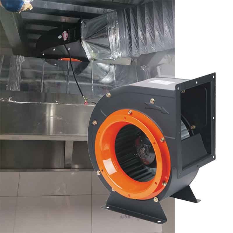 Powerful Motor 1900W 4400CMH Single Inlet Centrifugal Fan Direct Driven Kitchen Exhaust Fans