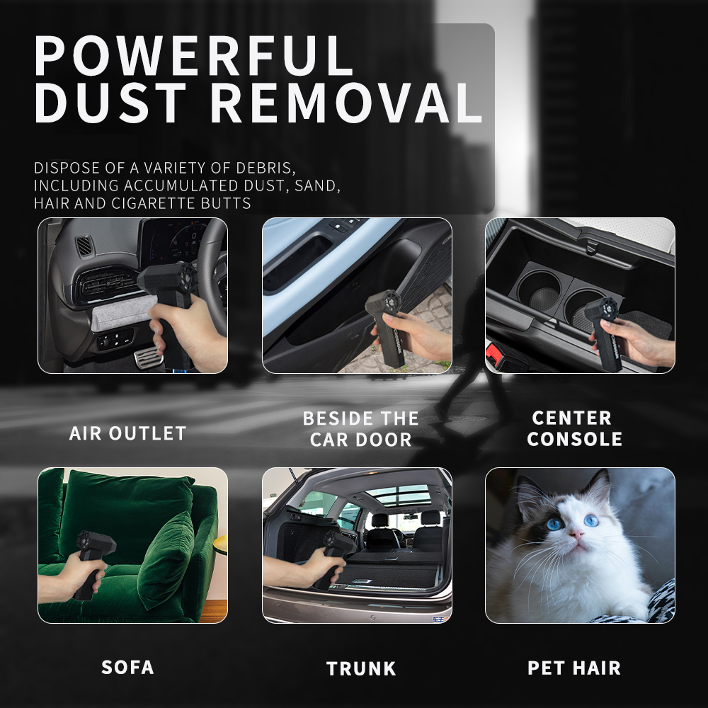 Portable Wireless Mini Jet Fan Super Power Air Turbo Dry Blower Industrial Grade Car Vacuum Battery Power Source for Cleaner