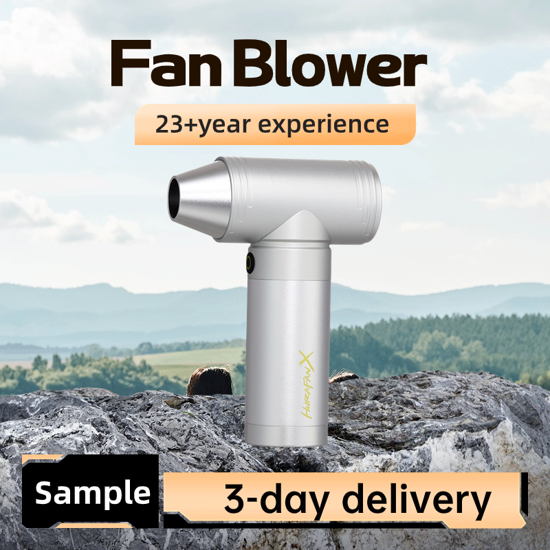 Al6063 CNC Carving 2024 Latest Portable 3300mah Electric Turbo Jet Blower Powerful Air Duster Cleaner for Car and Outdoor Use