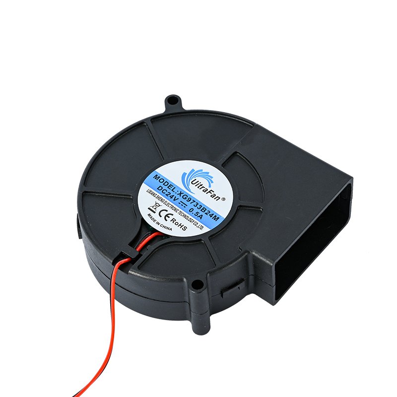 DC 9733 Fireplace Radiator Fan 12v24v Pure Copper Motor Source Factory Dc Blower Fan