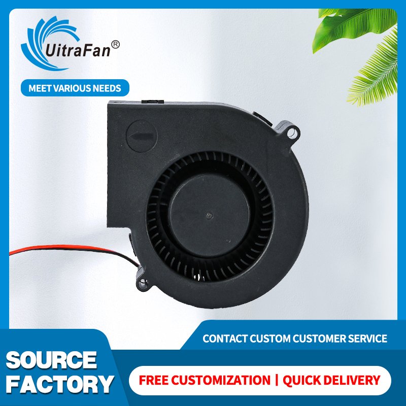 DC 9733 Fireplace Radiator Fan 12v24v Pure Copper Motor Source Factory Dc Blower Fan