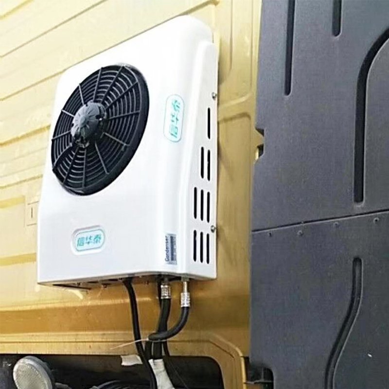 TrustHT Back Mounted DC Powered 24V Electric air Conditioner for Trucks Parking Truck Sleeper AC