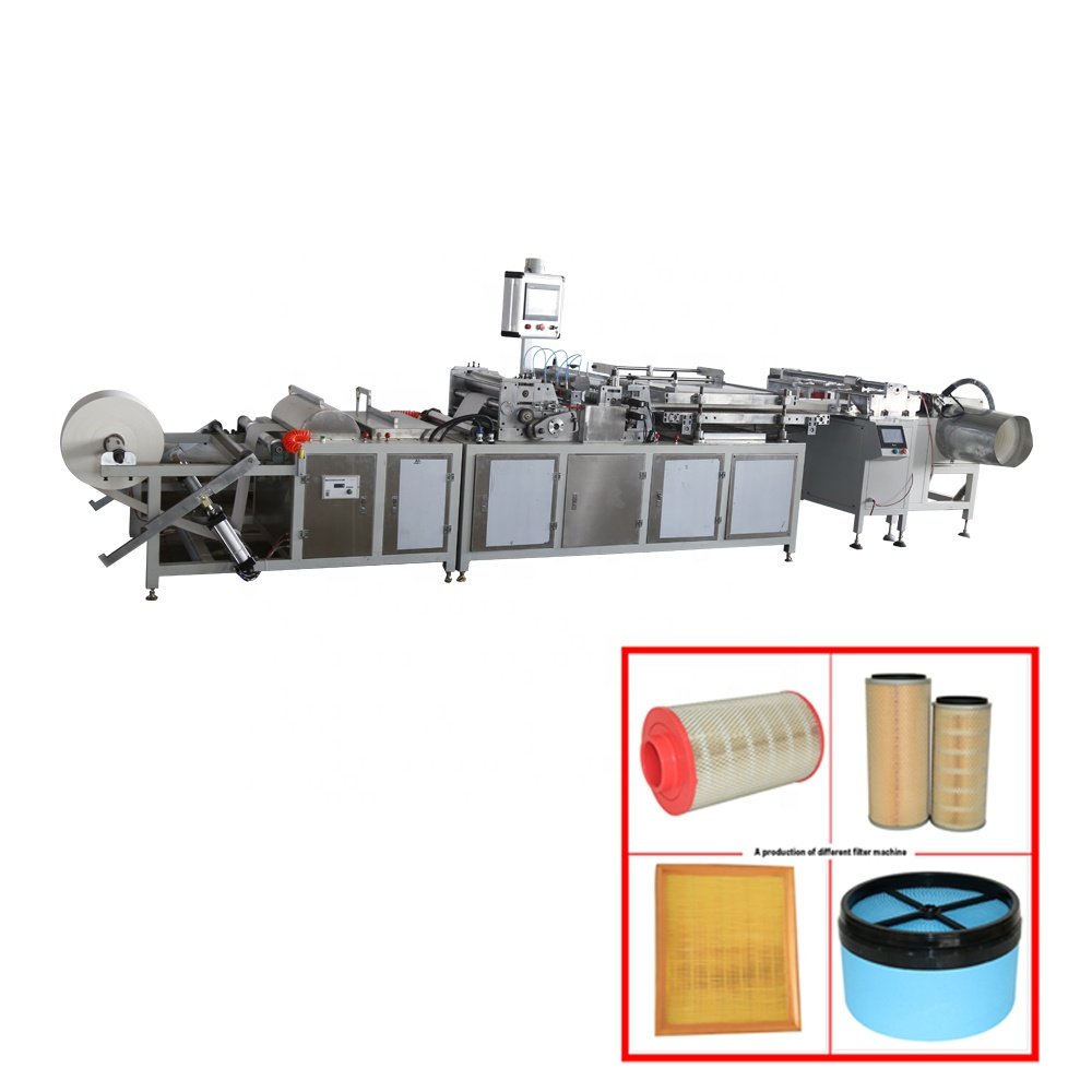 Automatic Car Cabin Air Filter Paper Rotary Pleating Making Machine for Manufacturing Car Cabin Air Filter Production Line