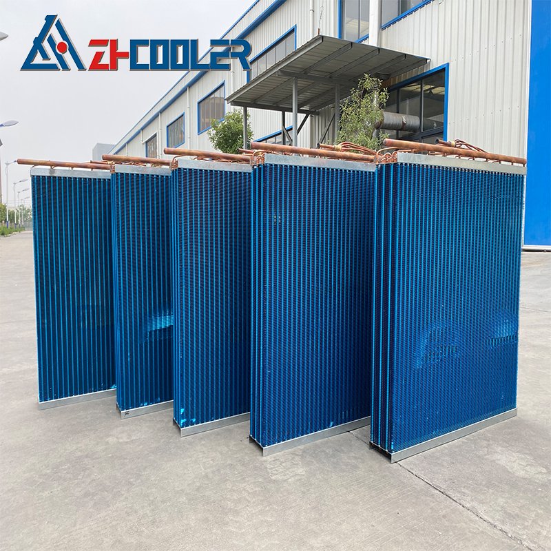 Serpentin Condensador Friger Water Cooled Fin Condensers Coil Refrigeration Air Cooled Fin Type Tube and Fin Copper Condenser