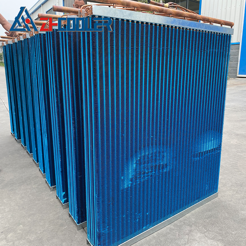 Serpentin Condensador Friger Water Cooled Fin Condensers Coil Refrigeration Air Cooled Fin Type Tube and Fin Copper Condenser