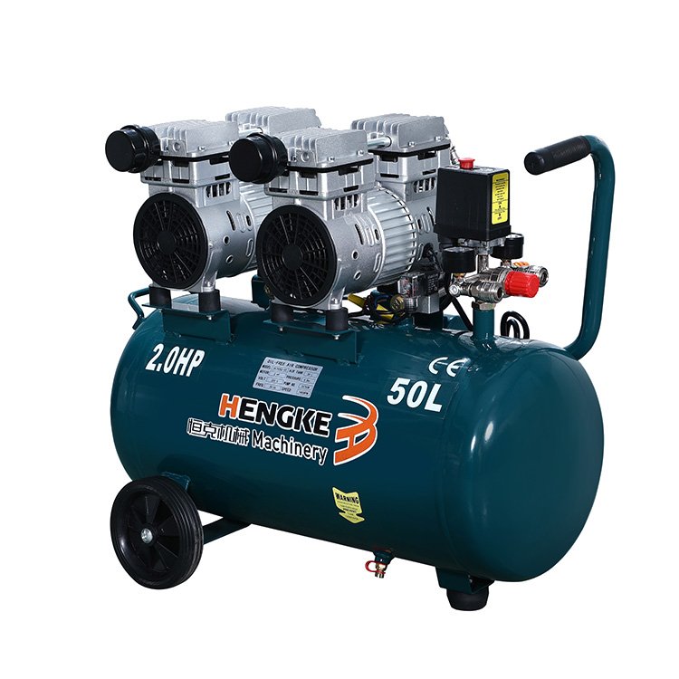 High Quality 2HP Oil Free air Compressor Electric Silence 50L Oilless air Compressor