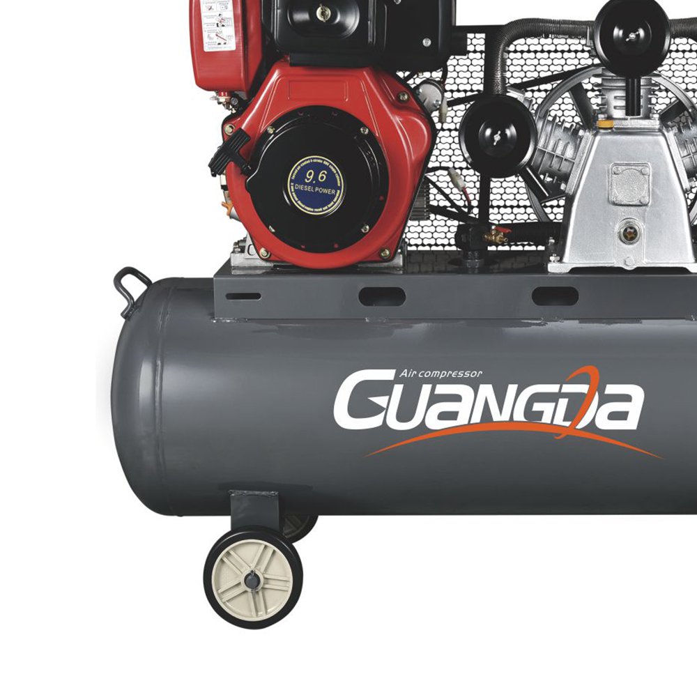 High Quality Cheap Industry air Compressor With Gasoline Engine 10HP 250L
