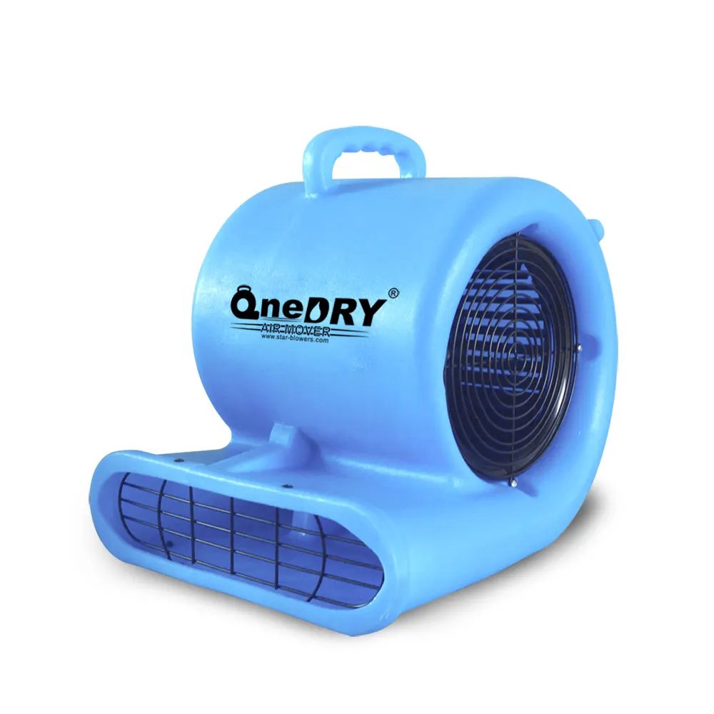 OneDry 1/2HP CE SAA ETL Air Mover Furniture Carpet Dryer 1100CFM Floor Centrifugal Machine Blower Handle and Rear Wheels