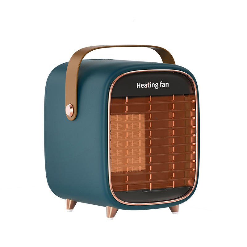 Portable Desktop Electric Ceramic PTC Room Desk Table Heat Powered Electrical Heating Space Warm Air Blower Fan Heater