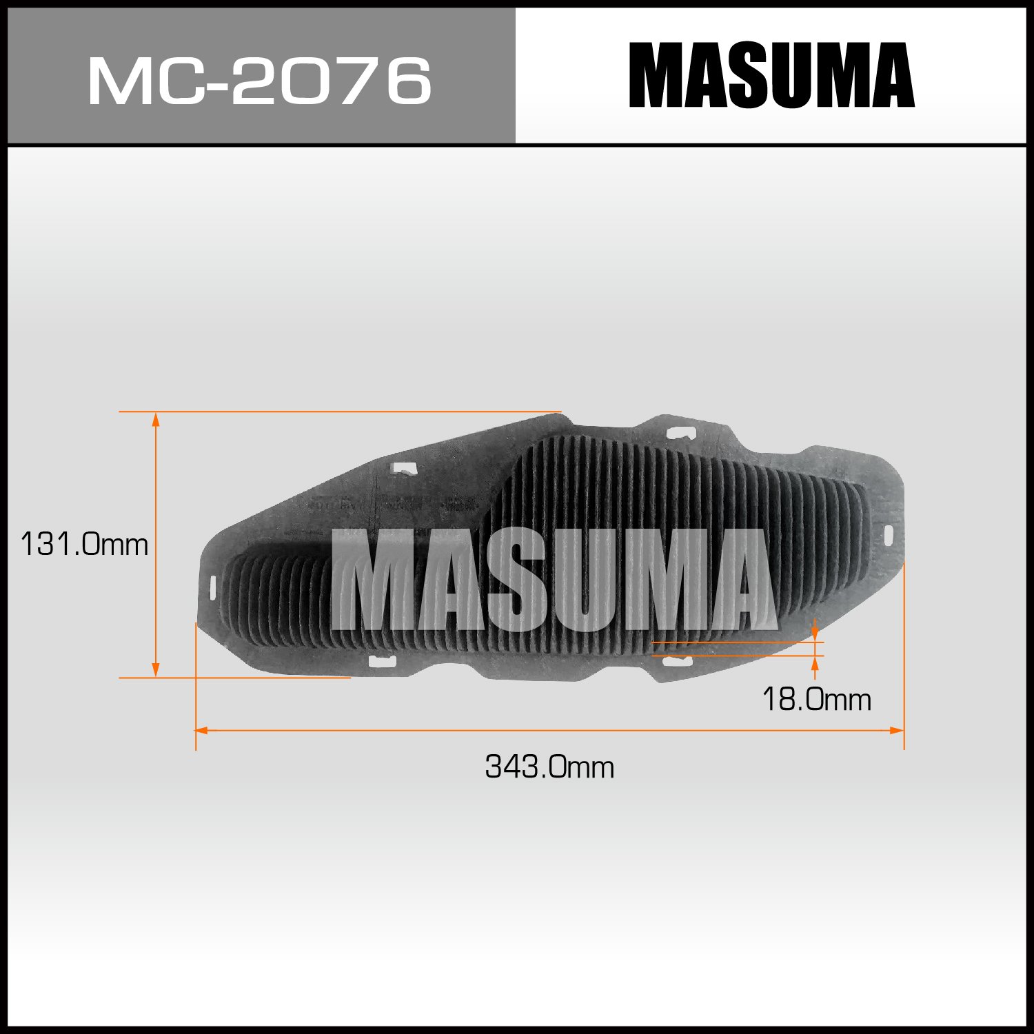 Masuma MC-2076 Hybrid Model Battery Filter Cabin air Filter for TOYOTA G92dh-42010 Intake Filters