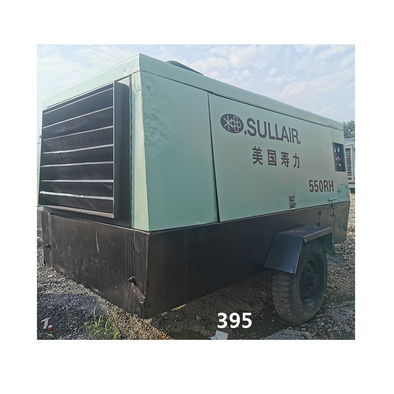 2017 Model 15.5 bar Second Hand Sullair DPQ550RH 550cfm Cunmins Engine Portable diesel Screw air Compressor for Sale