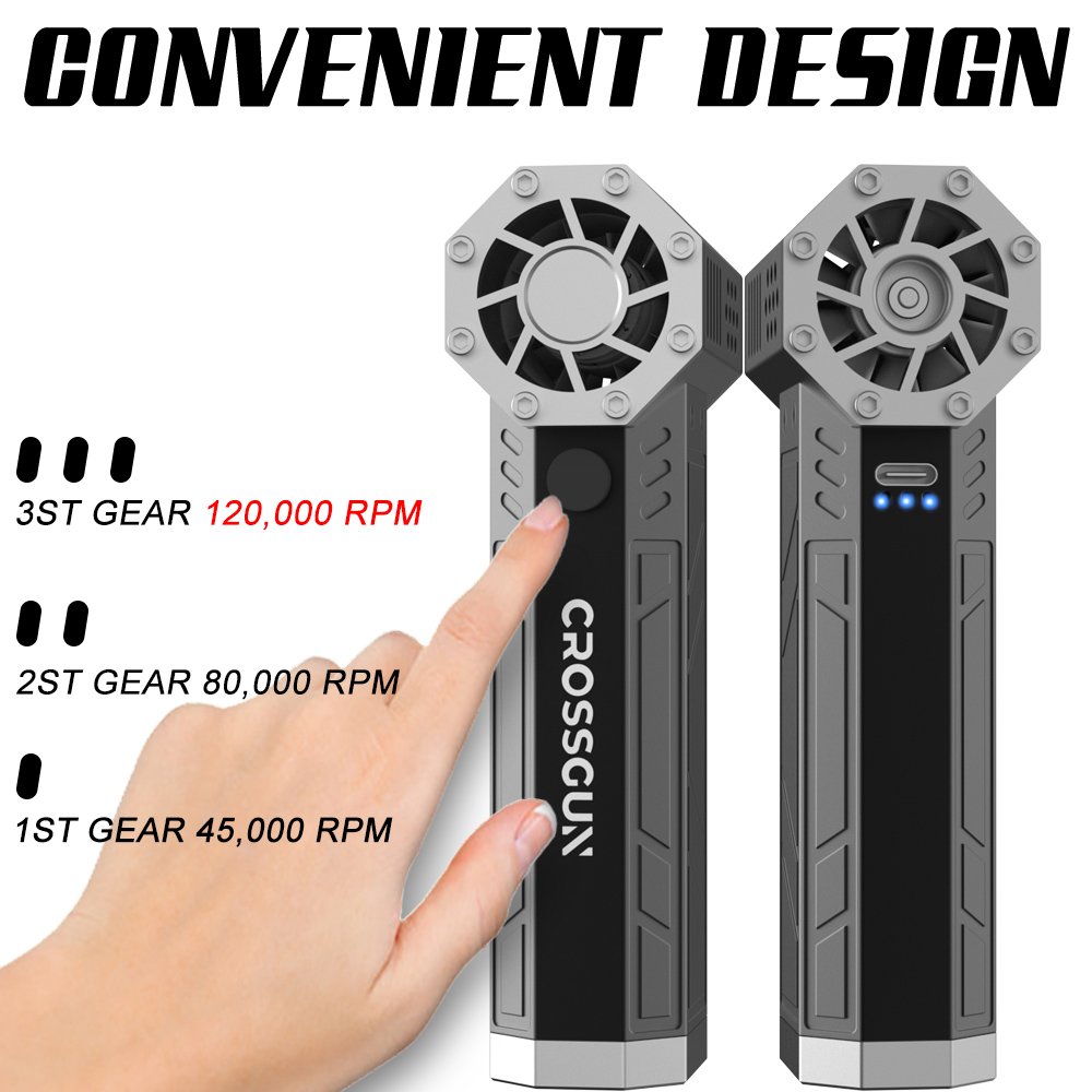 Powerful Mini Jet Turbo Fan Dryer Blower Power 120000RPM Small Air Blower Portable Dust Portability Fan