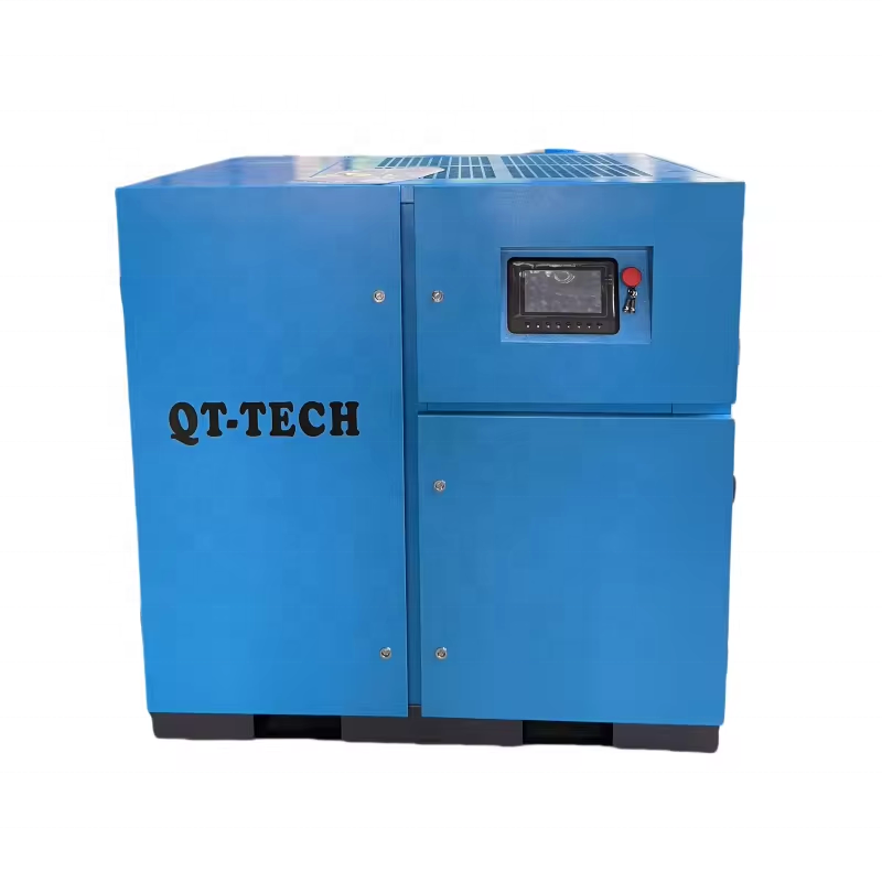 37KW Variable Speed Screw Air Compressor 50HP with Inverter PM Motor IP55 8bar To13bar PMVSD Factory Price Strong Quality