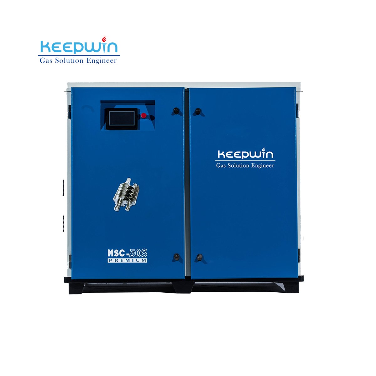 Industrial Compressors 75kw 100hp High Efficiency Double Stage PM Variable Speed Compressor Screw air Compressor