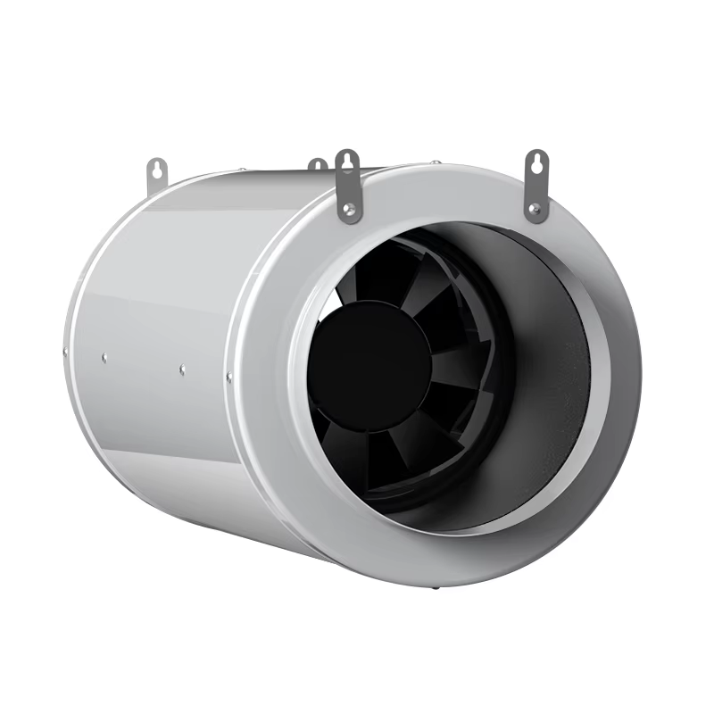 Low Noise Plastic Inline Fan Mixed Flow In-Line Duct EC Fan