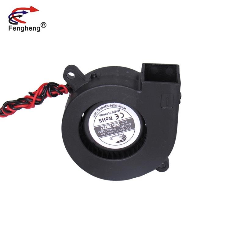 Fengheng Factory Ventilation Fan 6025 60mm 60x60x25mm 12v 24v Sleeve Bearing DC Brushless Turbo Blower Fan