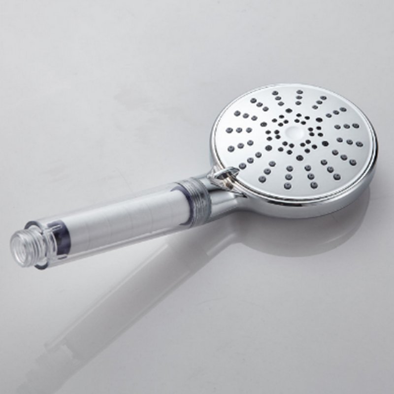 Portable 5 Function High Pressure Water Saving Spray ABS Hand Held Shower Head Filter