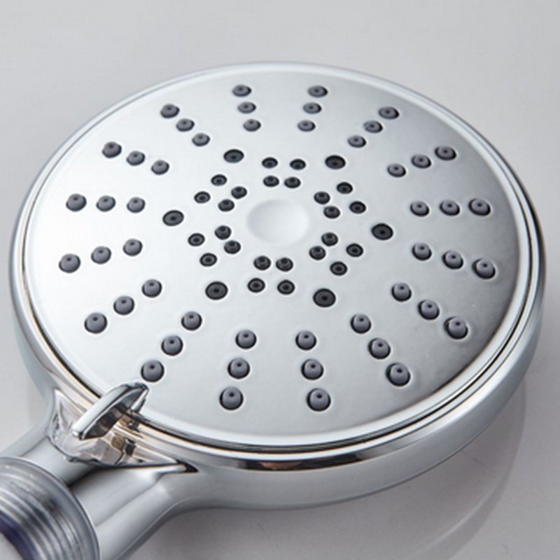 Portable 5 Function High Pressure Water Saving Spray ABS Hand Held Shower Head Filter