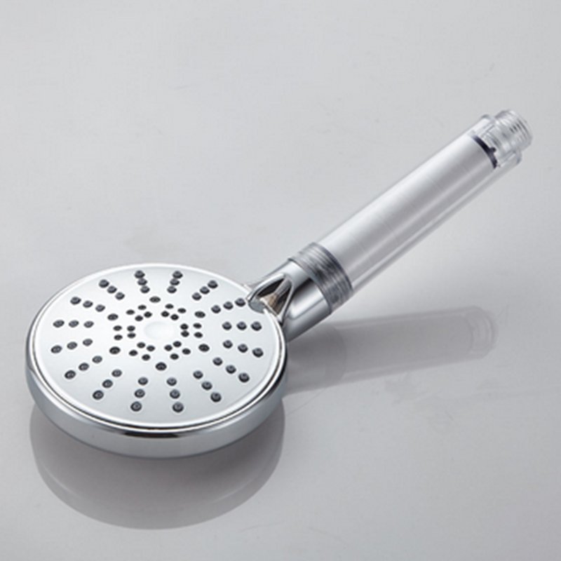 Portable 5 Function High Pressure Water Saving Spray ABS Hand Held Shower Head Filter