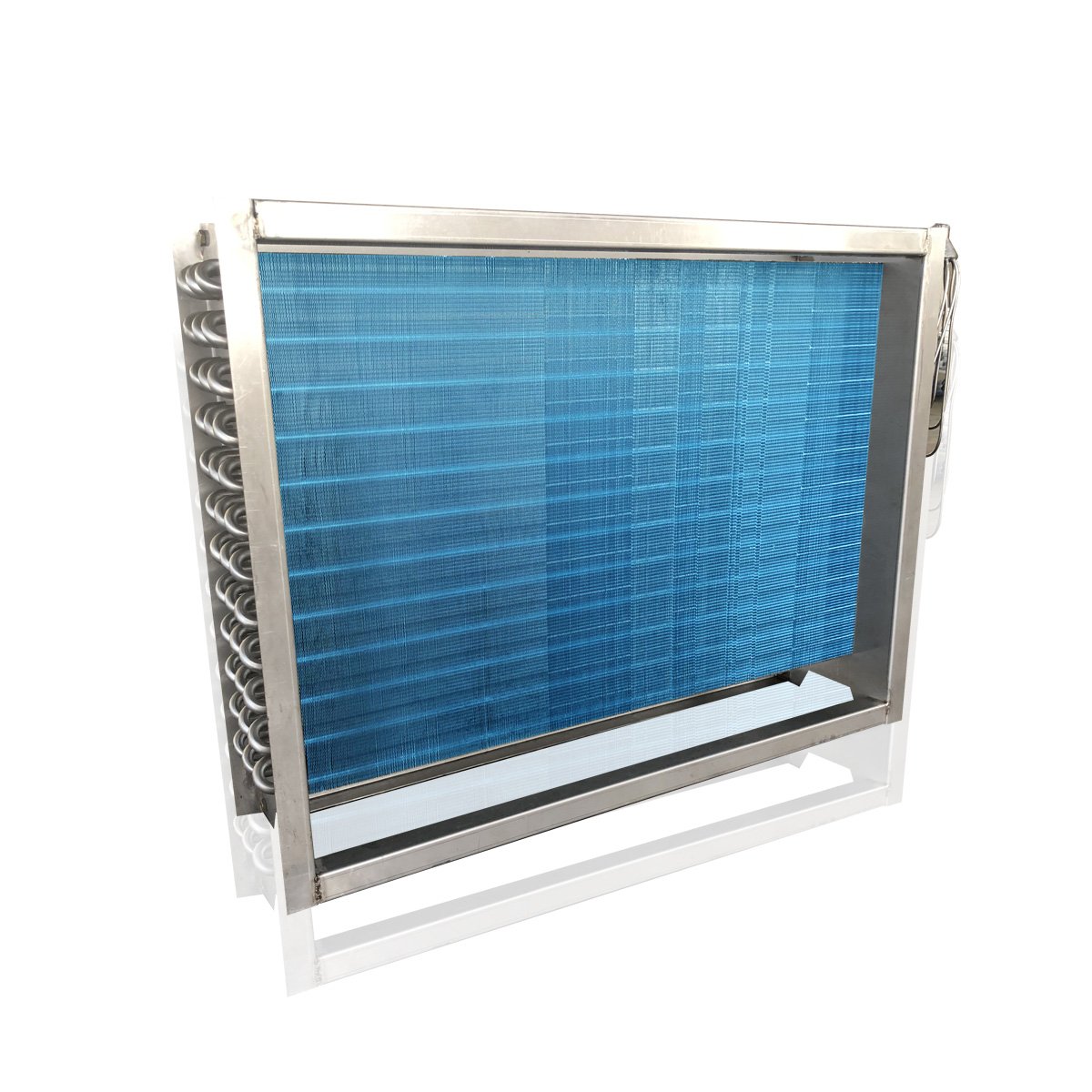 Factory Custom Air Cooled Copper Tube Condenser Heat Exchange Custom Chiller Copper Tube Aluminum Finned Heat Exchanger