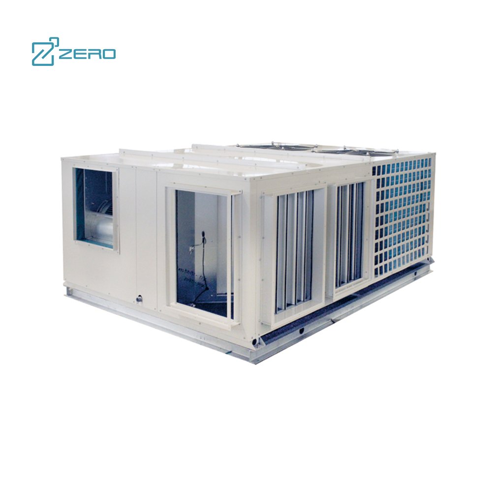 Zero Brand Manufacturer Inverter 5 20 Ton Package Unit Air Conditioning HVAC Air Cooled Rooftop Air Conditioner